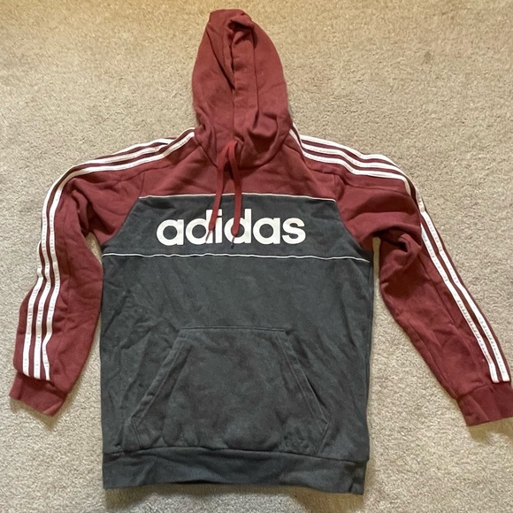 Perfect Adidas Pullover Hoodie! Sz Med - Picture 1 of 4